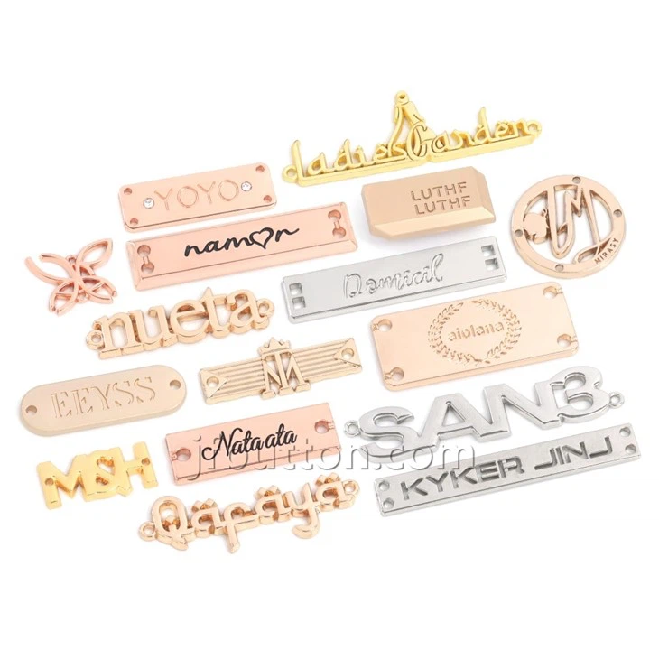 Handmade Metal Bag Labels