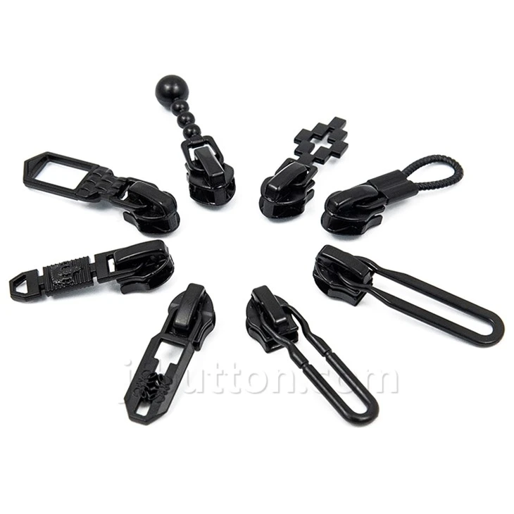 Black Metal Slider Of Zipper