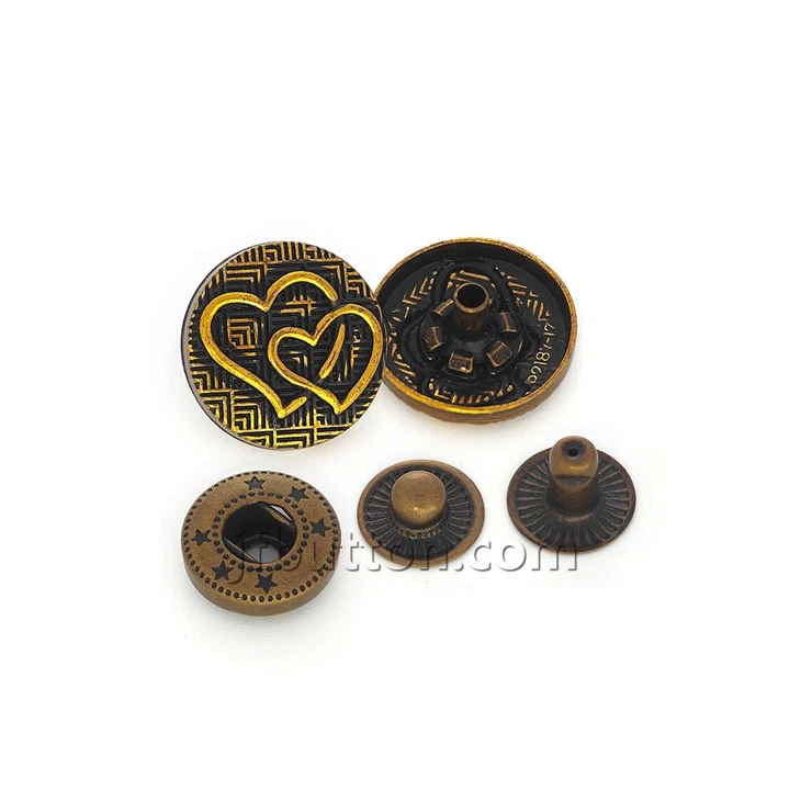 Coloured Metal Snap Fasteners factory