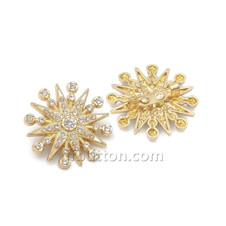 Gold Star Brooch