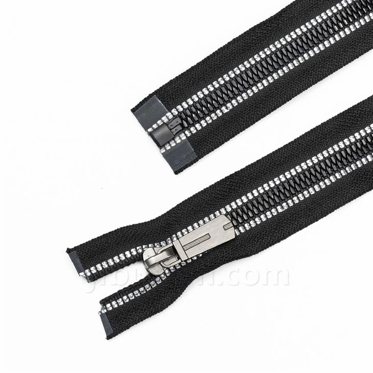 Heavy-duty Fire Resistant Separating Plastic Zippers factory