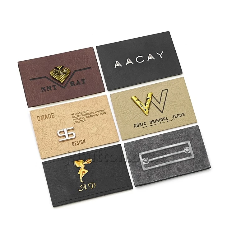 Personalized Metal Leather Labels