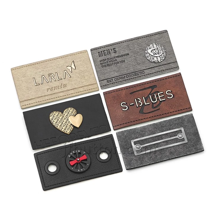 Personalized Metal Leather Labels