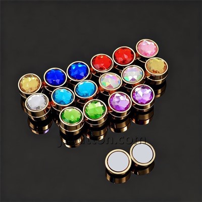 Krystall Hijab Pins Med Magnet
