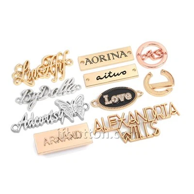 Metalllogo for klær