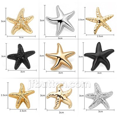 Starfish Shank-knapp for cardigan