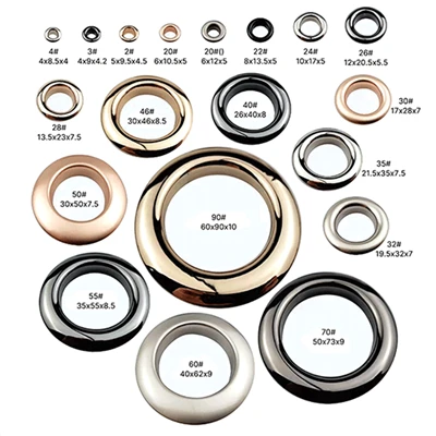 Forstå forskjellen mellom eyelets og Grommers