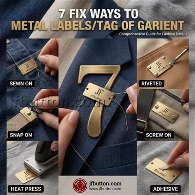7 Fix måter å metalletiketter/lapp på plagget