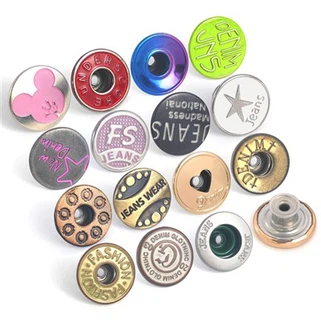 Metal Jean -knapper