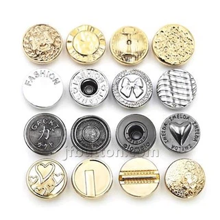 Metal Tack -knapp for denim